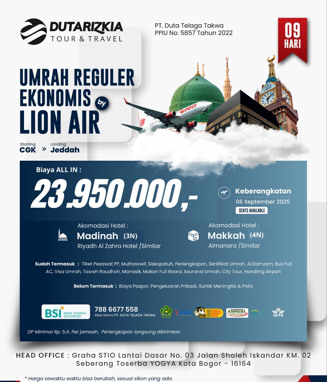 UMRAH EKONOMIS 2025 BY LION AIR